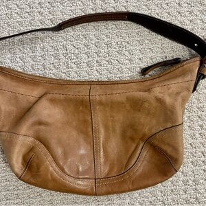 Coach Soho 9541 Slouchy Tan Leather Shoulder Bag